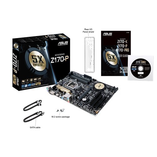 ASUS Z170-P LGA1151 ATX DDR4 Mainboard | ASUS-90MB0NR0-M0EAY0 | Data